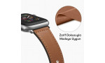 Newface Apple Watch 40mm KR415 Luaz Deri Kordon - Kırmızı