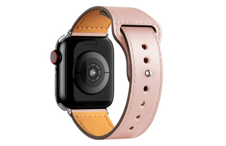 Newface Apple Watch 40mm KR415 Luaz Deri Kordon - Pembe