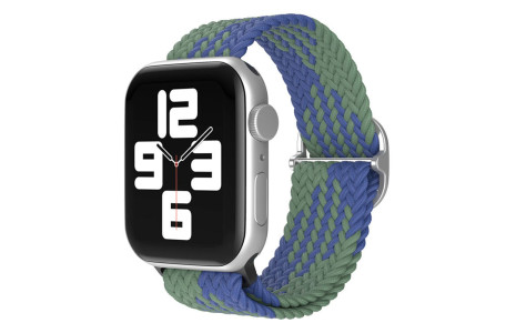 Newface Apple Watch 40mm Star Kordon - Yeşil-Lacivert