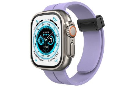 Newface Apple Watch 41mm KR412 Elegance Stylısh Kordon - Lila