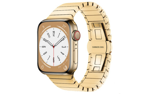 Newface Apple Watch 41mm KR413 Fine Steel Kordon - Gold