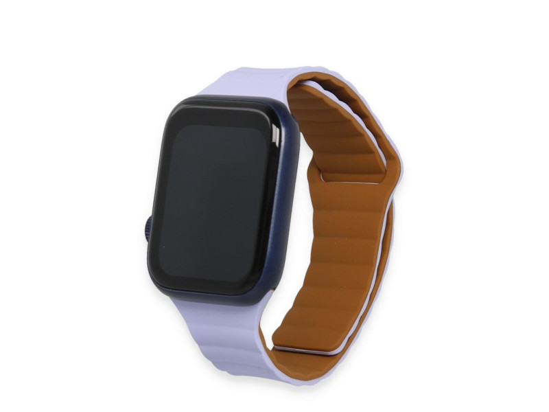 Newface Apple Watch 42mm KR411 Tailored Strap Kordon - Lila