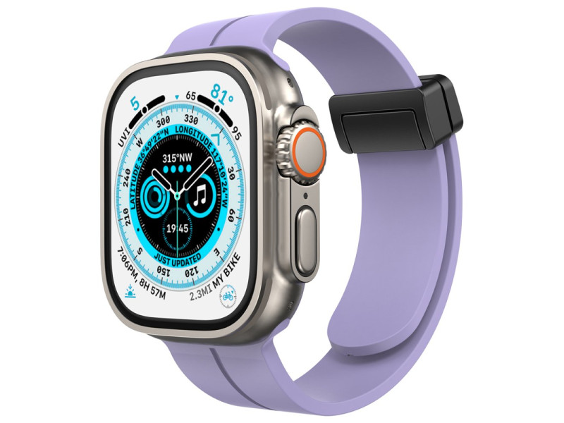 Newface Apple Watch 42mm KR412 Elegance Stylısh Kordon - Lila