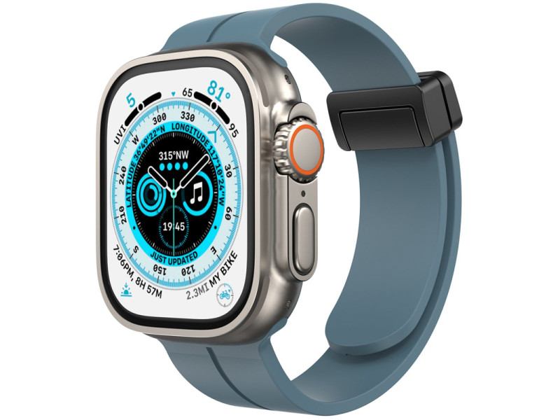 Newface Apple Watch 42mm KR412 Elegance Stylısh Kordon - Mavi