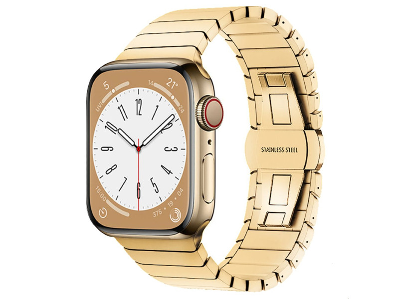 Newface Apple Watch 42mm KR413 Fine Steel Kordon - Gold