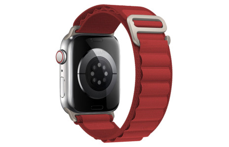 Newface Apple Watch 45mm Mountain Kordon - Kırmızı