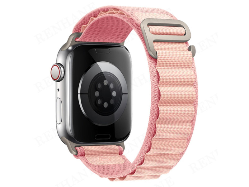 Newface Apple Watch 45mm Mountain Kordon - Pembe