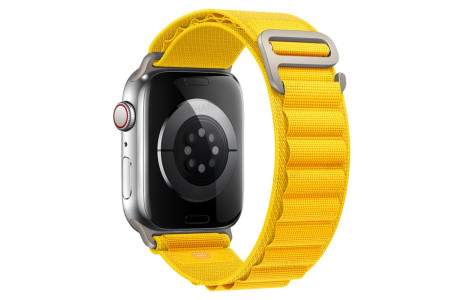 Newface Apple Watch 45mm Mountain Kordon - Sarı