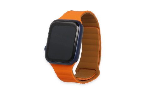 Newface Apple Watch Ultra 49mm KR411 Tailored Strap Kordon - Turuncu
