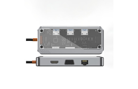 Newface Dönüştürücü 10in1 Hub SW10V - Gri