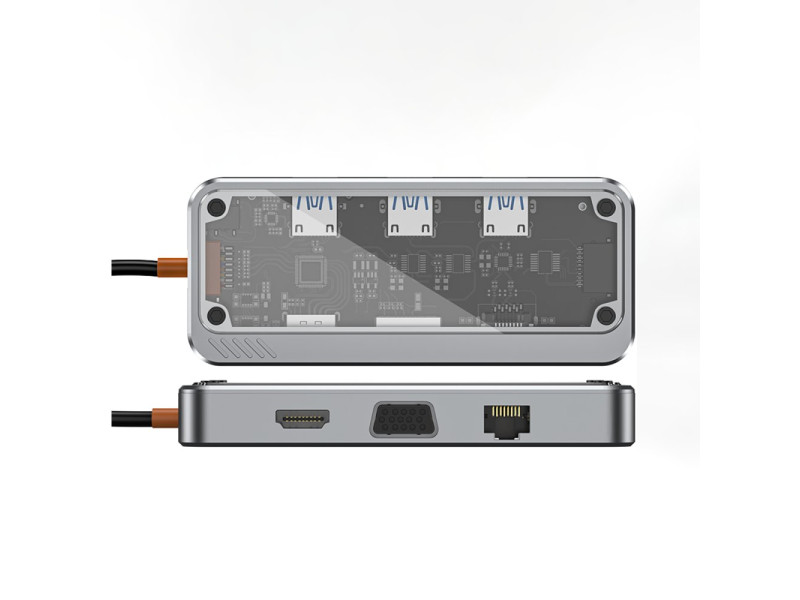 Newface Dönüştürücü 10in1 Hub SW10V - Gri