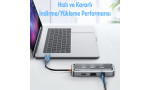 Newface Dönüştürücü 10in1 Hub SW10V - Gri