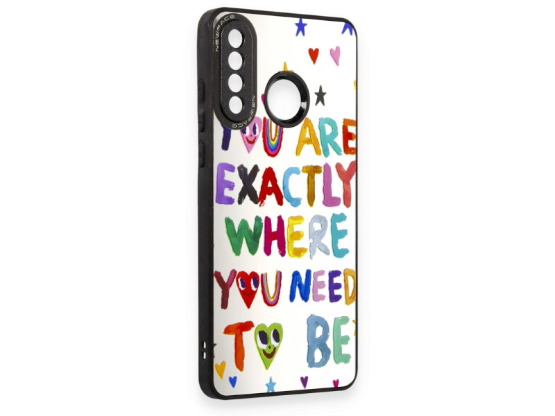 Newface Huawei P30 Lite Kılıf Mirror Desenli Kapak - Mirror - 10