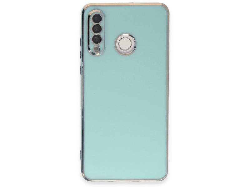 Newface Huawei P30 Lite Kılıf Volet Silikon - Açık Yeşil