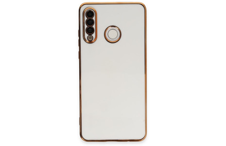 Newface Huawei P30 Lite Kılıf Volet Silikon - Beyaz
