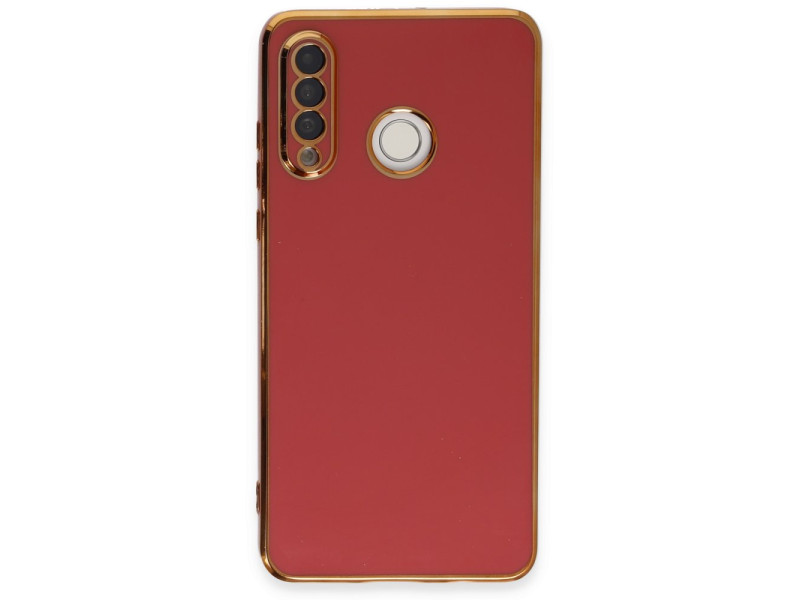 Newface Huawei P30 Lite Kılıf Volet Silikon - Kırmızı