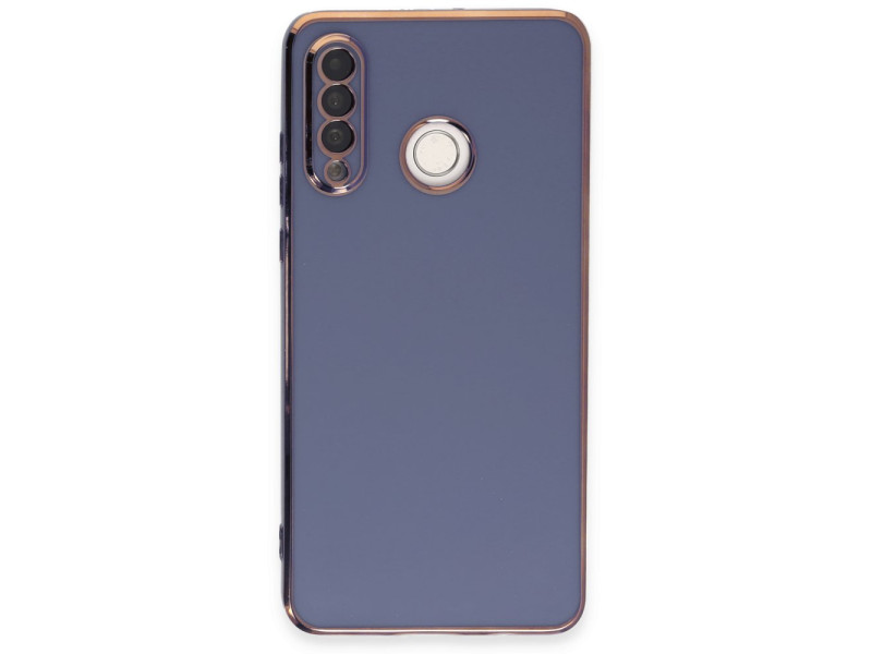 Newface Huawei P30 Lite Kılıf Volet Silikon - Mavi