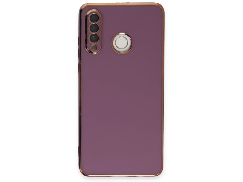 Newface Huawei P30 Lite Kılıf Volet Silikon - Mor