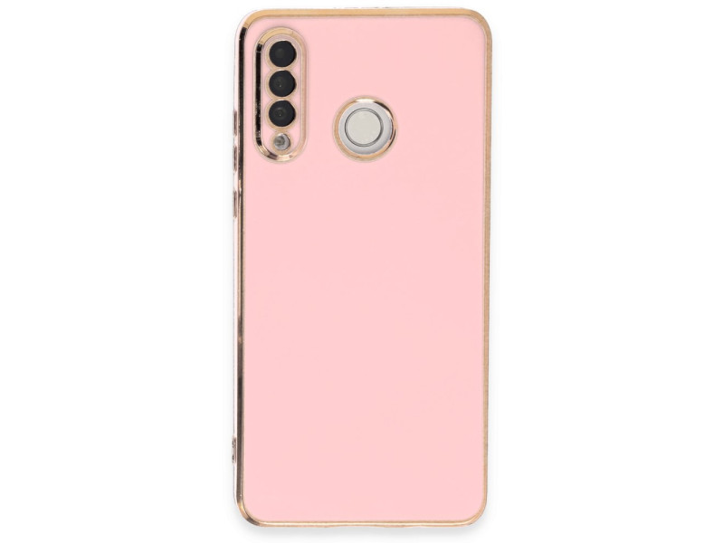 Newface Huawei P30 Lite Kılıf Volet Silikon - Pembe