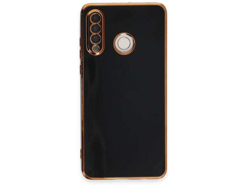 Newface Huawei P30 Lite Kılıf Volet Silikon - Siyah