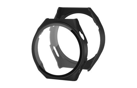 Newface Huawei Watch GT3 Pro 46mm Dota Camlı Kasa Ekran Koruyucu - Siyah