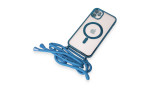 Newface iPhone 11 Kılıf Divo Lazer Askılı Magsafe Kapak - Sierra Blue