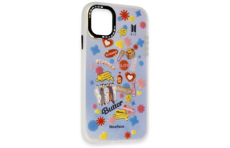 Newface iPhone 11 Kılıf Estoril Desenli Kapak - Estoril - 16