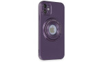 Newface iPhone 11 Kılıf Lukka Magneticsafe Kapak - Derin Mor