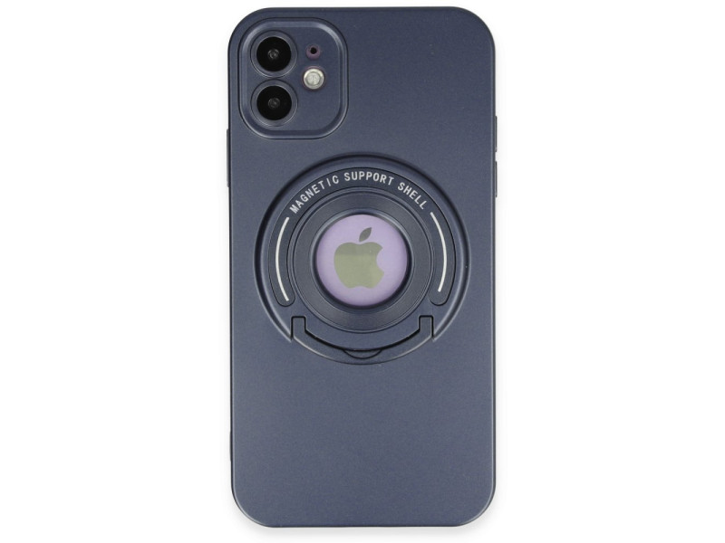 Newface iPhone 11 Kılıf Lukka Magneticsafe Kapak - Lacivert