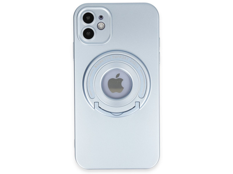 Newface iPhone 11 Kılıf Lukka Magneticsafe Kapak - Sierra Blue