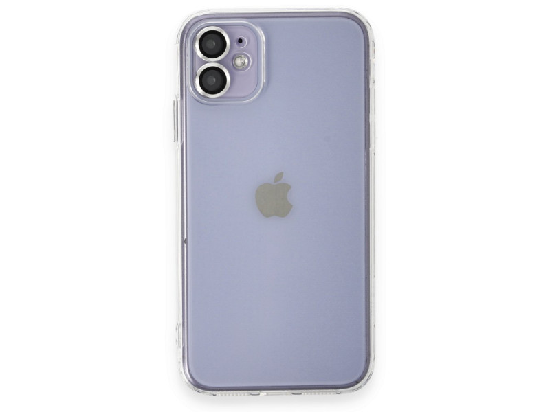 Newface iPhone 11 Kılıf Luko Lens Silikon - Gümüş