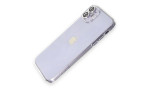 Newface iPhone 11 Kılıf Luko Lens Silikon - Gümüş