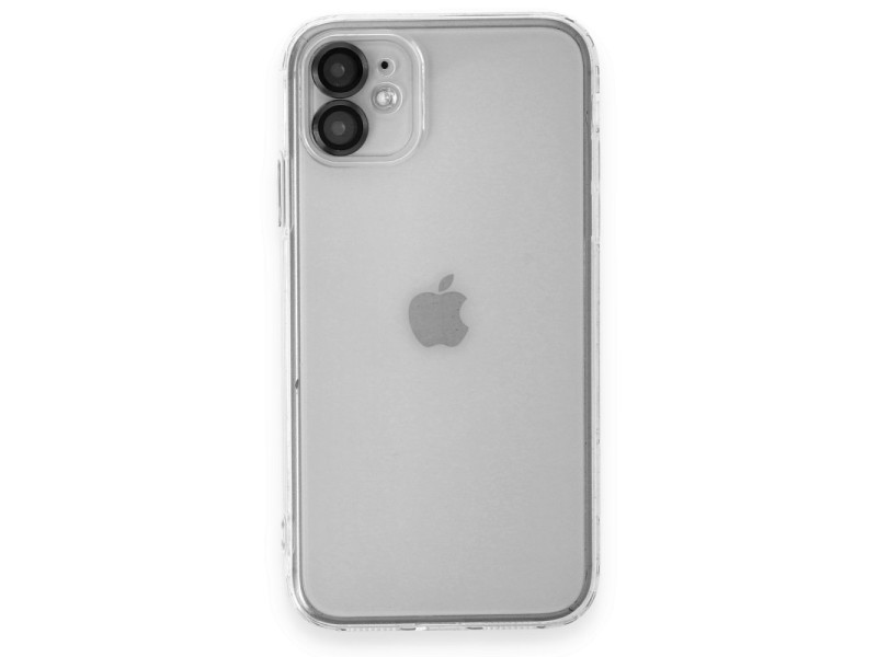 Newface iPhone 11 Kılıf Luko Lens Silikon - Siyah