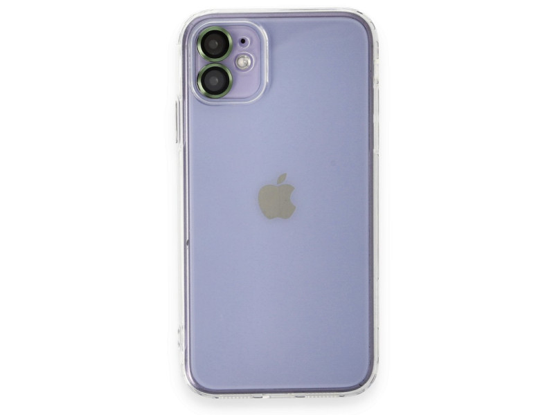 Newface iPhone 11 Kılıf Luko Lens Silikon - Yeşil