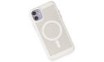 Newface iPhone 11 Kılıf Plüton Magneticsafe Kapak - Beyaz
