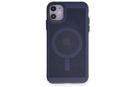 Newface iPhone 11 Kılıf Plüton Magneticsafe Kapak - Lacivert