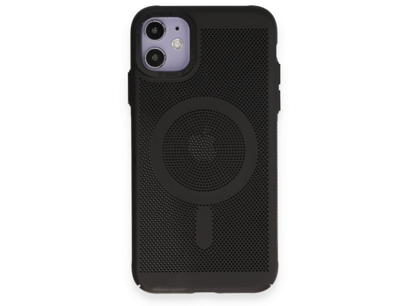 Newface iPhone 11 Kılıf Plüton Magneticsafe Kapak - Siyah