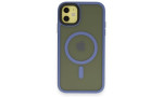 Newface iPhone 11 Kılıf Trex Magneticsafe Kapak - Sierra Blue