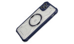 Newface iPhone 11 Pro Kılıf Prag Magneticsafe Kapak - Lacivert