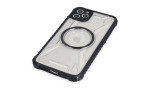 Newface iPhone 11 Pro Max Kılıf Prag Magneticsafe Kapak - Siyah