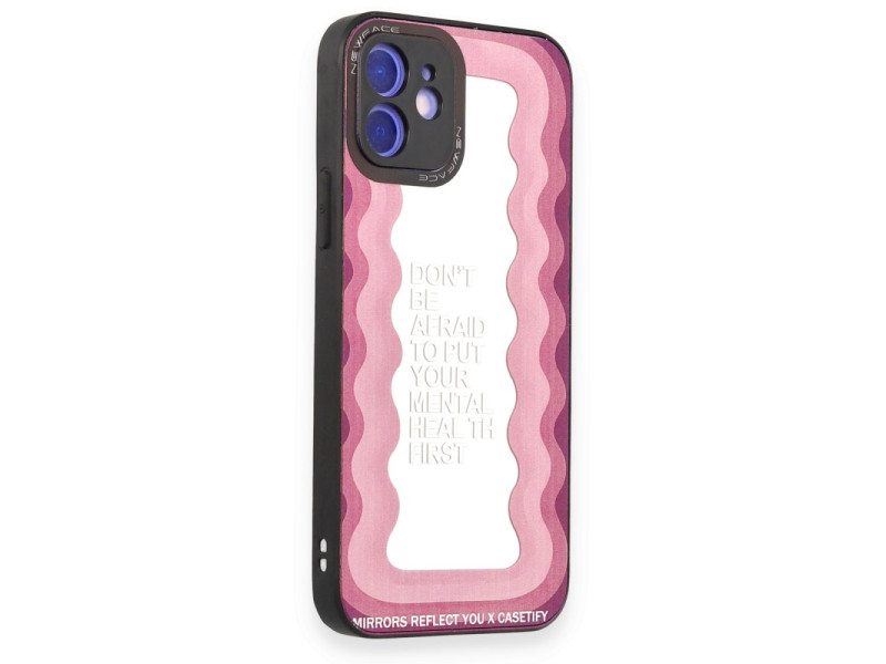 Newface iPhone 12 Kılıf Mirror Desenli Kapak - Mirror - 11