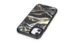 Newface iPhone 12 Kılıf Moda Simli Kapak - Siyah