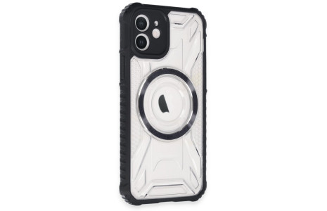 Newface iPhone 12 Kılıf Prag Magneticsafe Kapak - Siyah