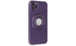 Newface iPhone 12 Pro Kılıf Lukka Magneticsafe Kapak - Derin Mor
