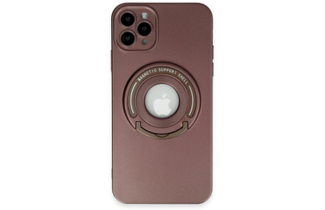 Newface iPhone 12 Pro Kılıf Lukka Magneticsafe Kapak - Kahverengi