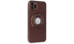 Newface iPhone 12 Pro Kılıf Lukka Magneticsafe Kapak - Kahverengi