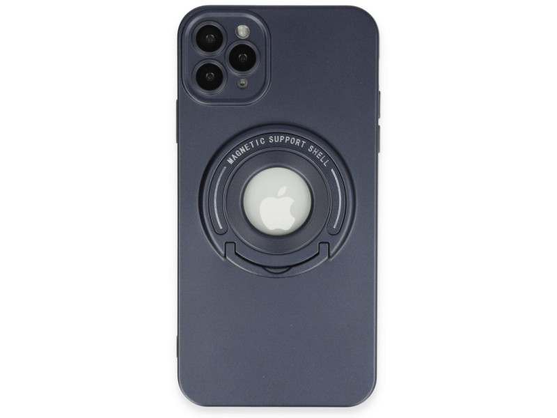 Newface iPhone 12 Pro Kılıf Lukka Magneticsafe Kapak - Lacivert
