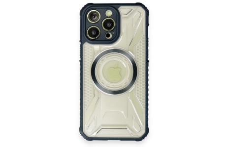 Newface iPhone 12 Pro Kılıf Prag Magneticsafe Kapak - Lacivert