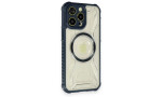 Newface iPhone 12 Pro Kılıf Prag Magneticsafe Kapak - Lacivert