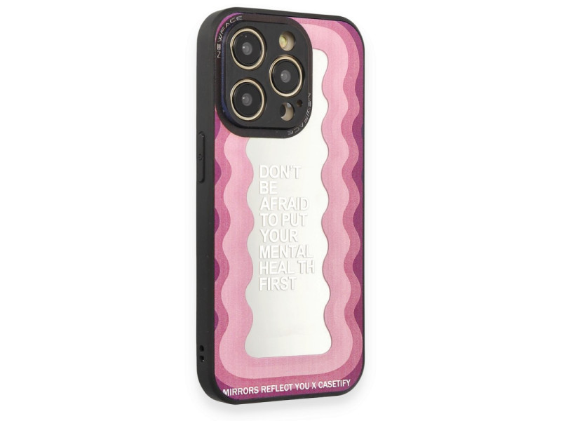 Newface iPhone 12 Pro Max Kılıf Mirror Desenli Kapak - Mirror - 11